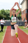 Womens under-20s long jump, 2021 Northern Senior and Under-20s Champs., Leigh. Photo: David T. Hewitson/Sports for All Pics